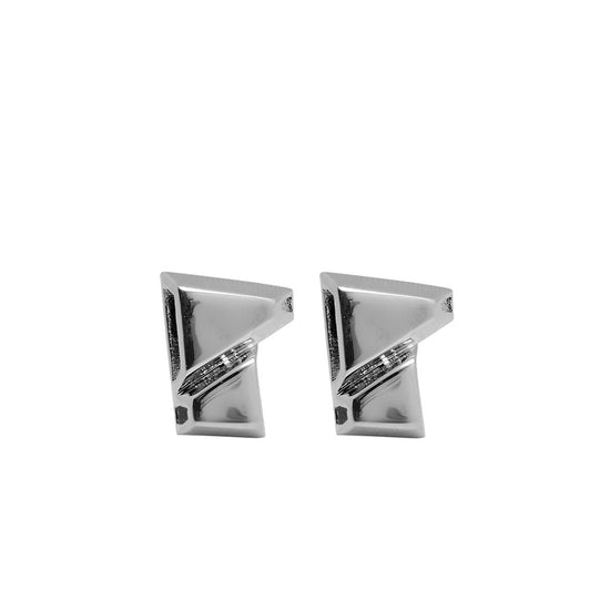 BOXES Pin Earrings - Palladium