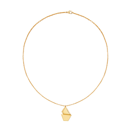 OPTICAL Necklace - Gold