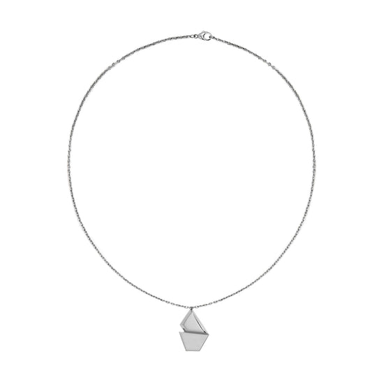 OPTICAL Necklace - Palladium