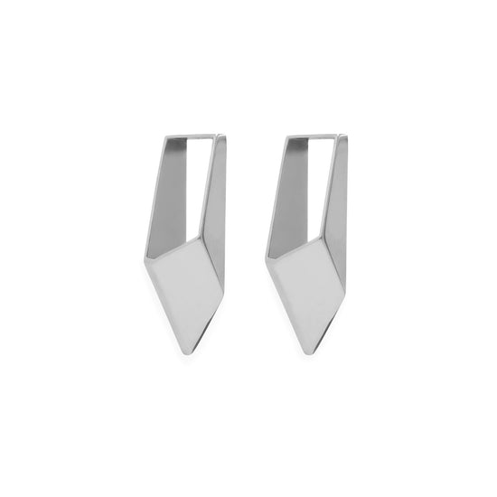 OBLIQUE Earrings - Palladium