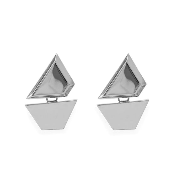 OPTICAL Earrings - Palladium